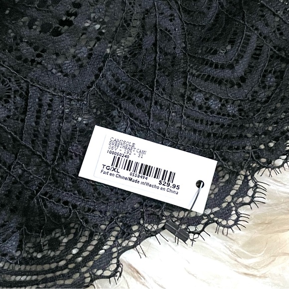 BNWT Dynamite black lace bralette, Size XL - Picture 3 of 5